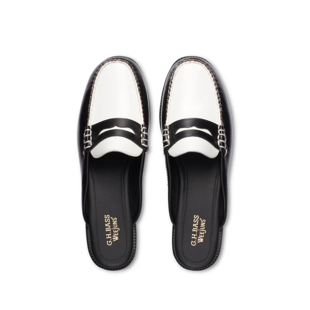 NEW never worn Bass Weejuns- Two Toned Mules